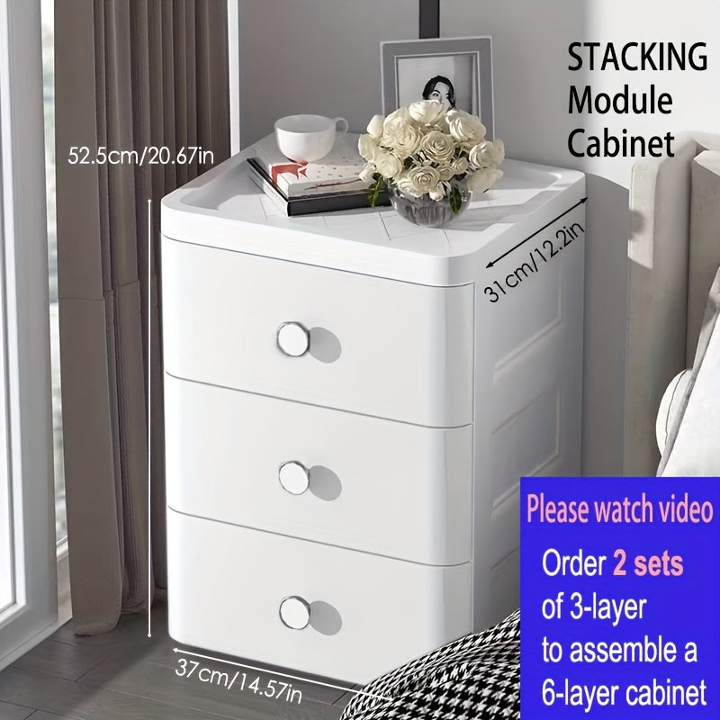 Drawer Storage Cabinet Clothes Organizers Plastic Shelf Toys Craft Books