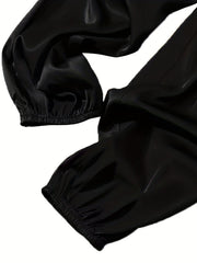  Women's Solid Color Harem Pants