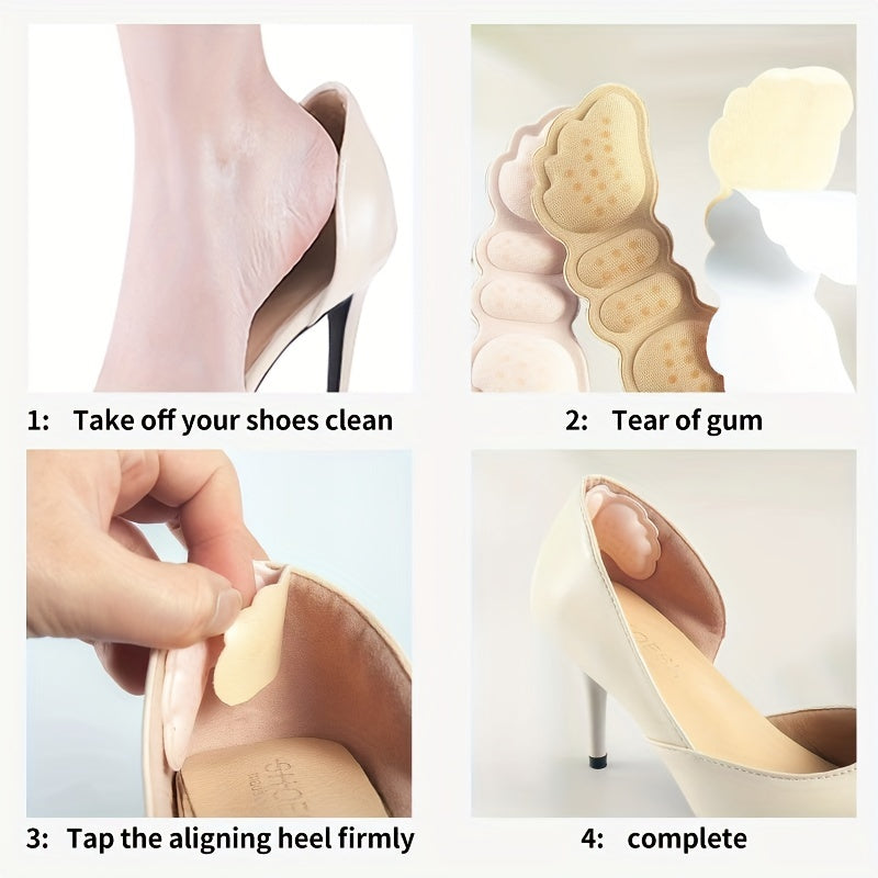 Insoles For High Heel Shoes Adhesive Heel Pads Liner Grips Foot Care Pain Relief