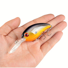 7pcs Crankbait Fishing Lures 3.94in 14g Treble Hooks