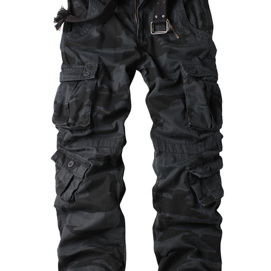 AKARMY Camo Pants Men's Outdoor Loose Cargo Pants