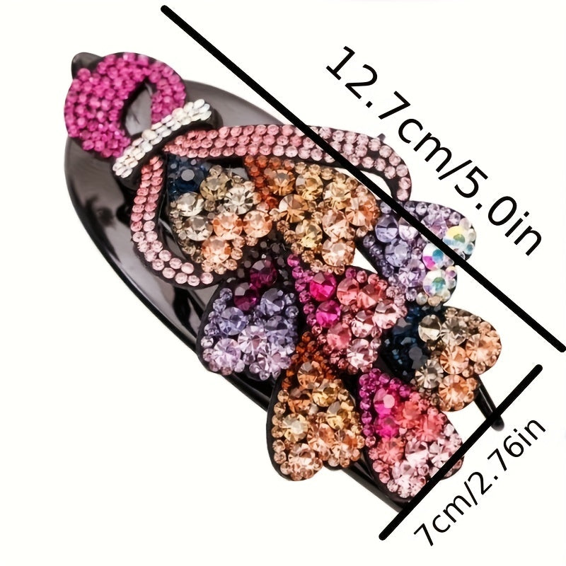 Rhinestone Large Duckbill Clip Hairpin Headdress Hair Accessories