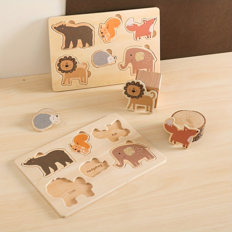 Wooden Mosaic Puzzle for Kids