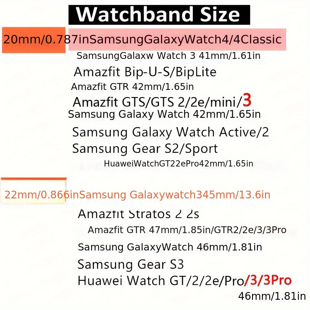Silicone 20mm 22mm Watch Strap for Galaxy Watch 4 6 Classic 5 Pro 46m