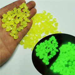 300 Glow Dark Garden Pebbles Outdoor Aquariums Decor