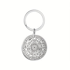 St. Michael Seven Archangels Protection Amulet Keychain