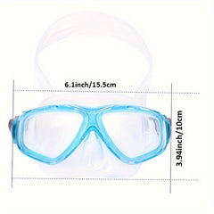 PVC Snorkeling Mask with Tempered Glass Lens