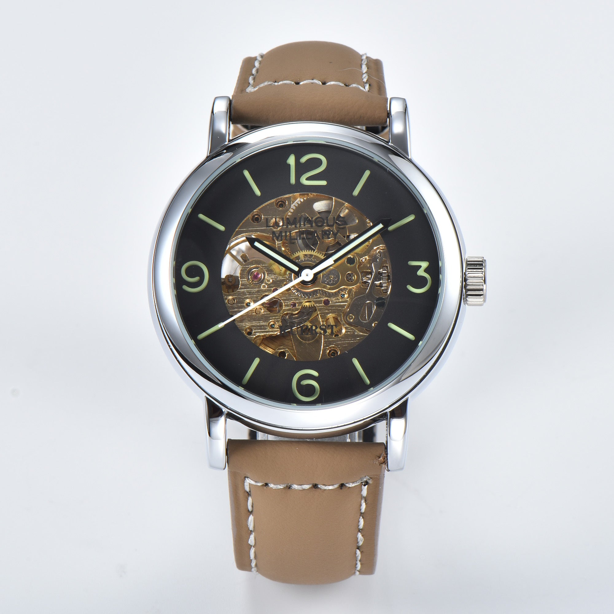 Teenager Watch Men s Watch Mechanical Automatic Luminous Retro Watch