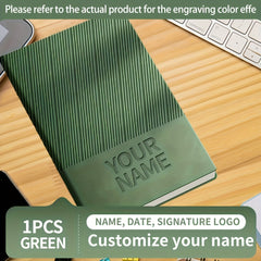 Personalized A5 Soft Cover Notebook with Name, Phone Number & Logo
