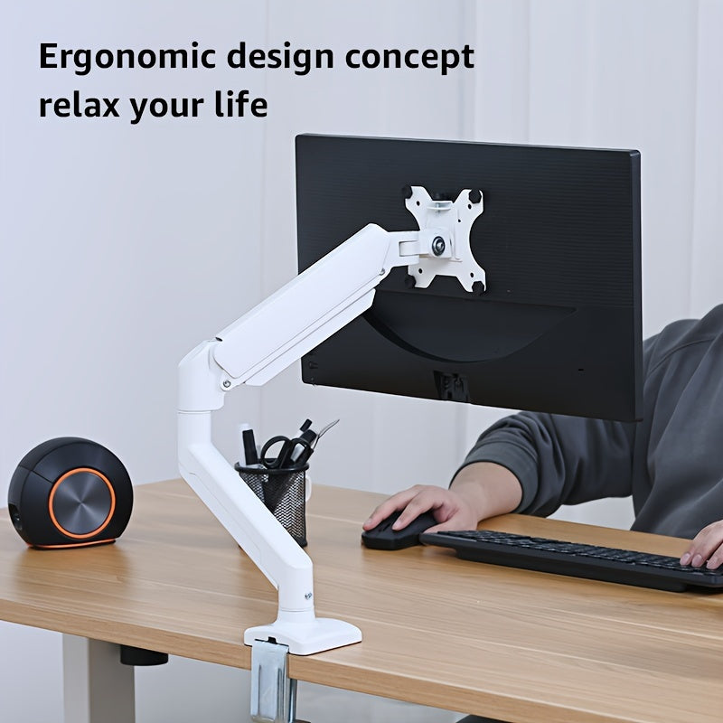BEWISER Monitor Stand Single Monitor Mount Gas Spring Adjustable Stand