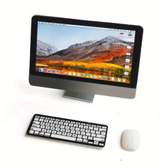 Mini Desktop LCD Computer Mouse and Keyboard Set