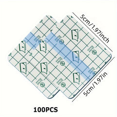 100pcs Waterproof Transparent PU Film Tape for Outdoor Repair
