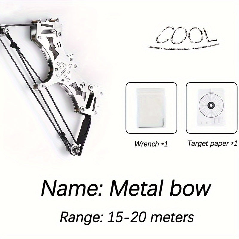 Stainless Steel Mini Bow Decompression Toy for Outdoor Activities