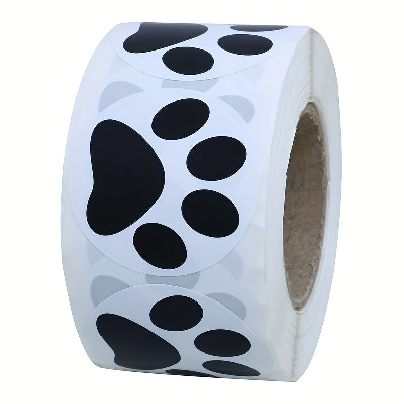 500pcs Explosive Style Roll Pet Object Stickers Self adhesive Labels
