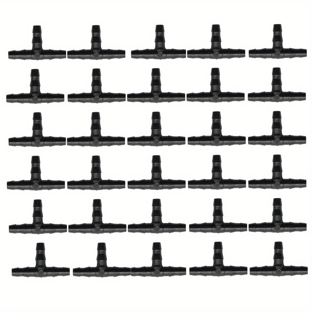 4pcs Barbed Tee Fittings 4 7mm Drip Irrigation Watering System