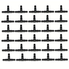 4pcs Barbed Tee Fittings 4 7mm Drip Irrigation Watering System
