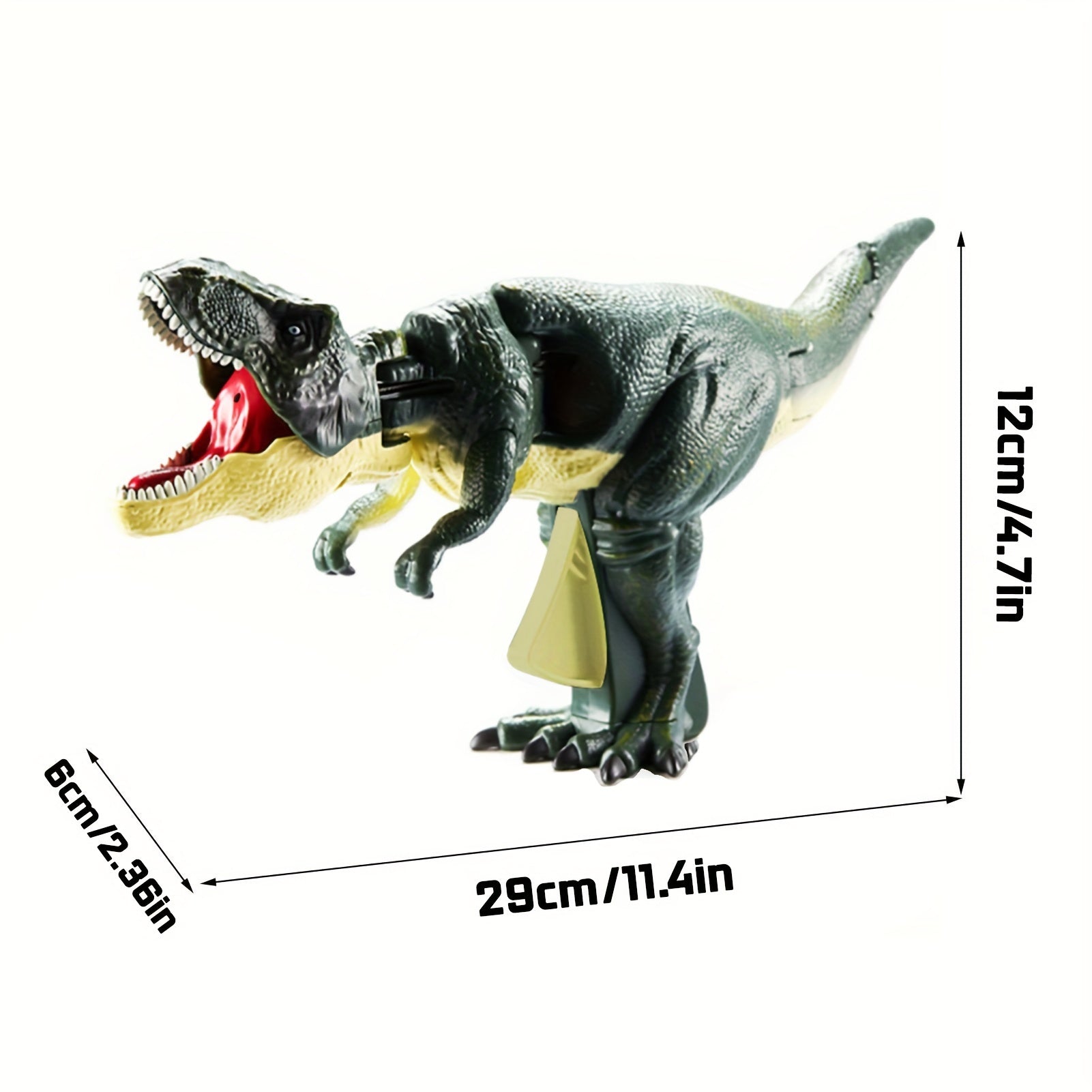 Vibrating Head & Tail Dinosaur Toy - Tyrannosaurus Model