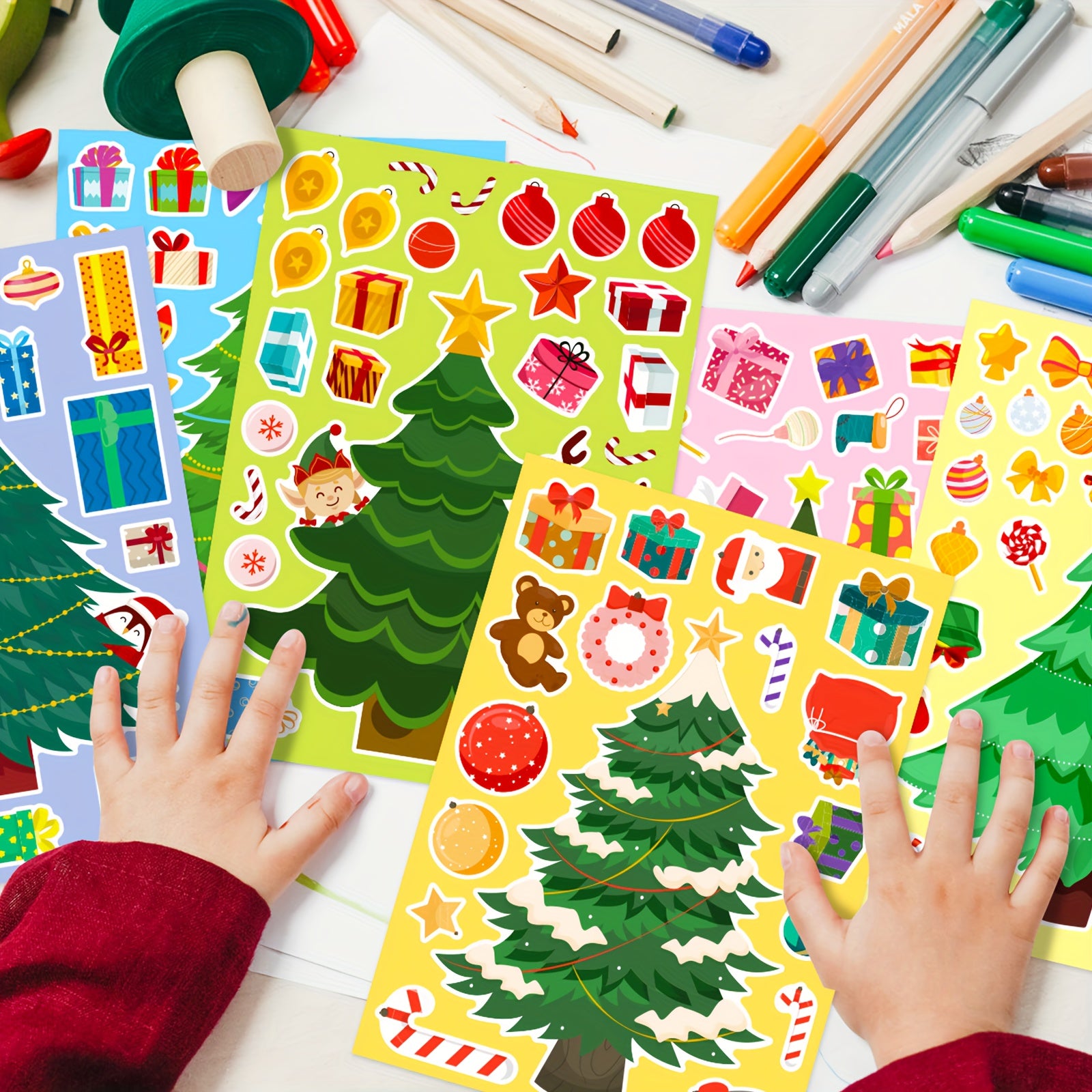 Christmas Party Games Stickers