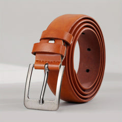 Men's PU Leather Edged Belt