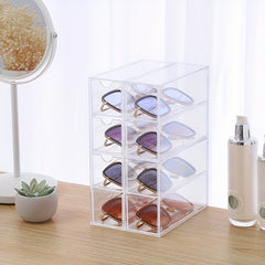 Acrylic Glasses Storage Box Sunglasses Case Eyeglasses Organizer