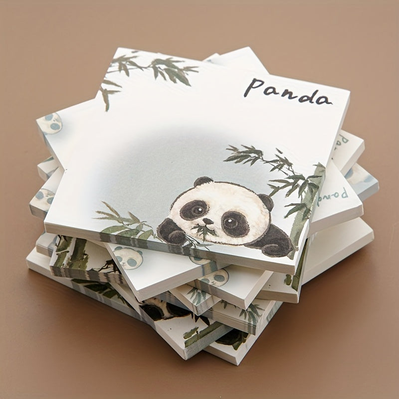 50pcs Panda Series Memo Pads Message Paper Sticky Notes