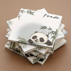 50pcs Panda Series Memo Pads Message Paper Sticky Notes