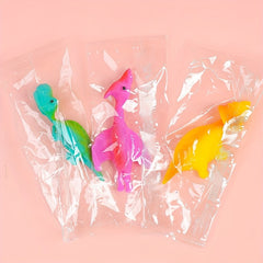 10PCS Ejection Dinosaur Finger Soft Slingshot Toy
