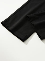 Men's K Pattern Print Cropped Cargo Pants