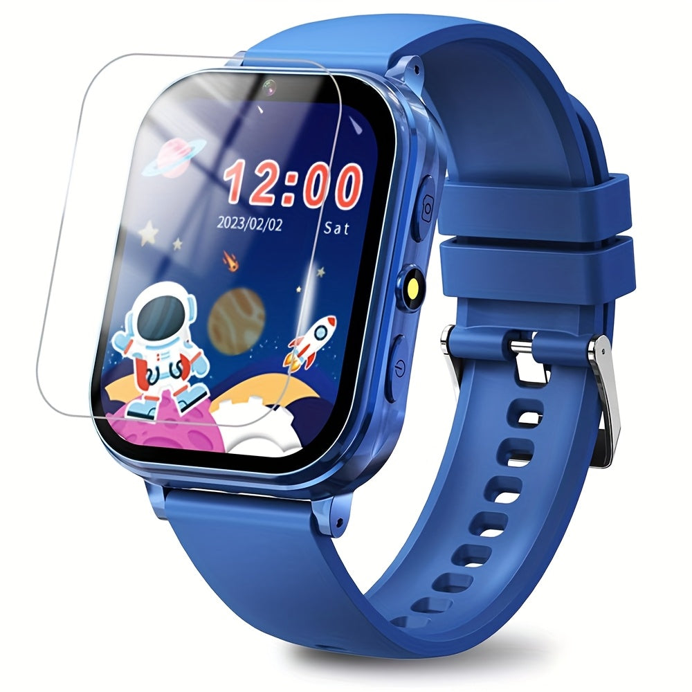 Pink Kids Smartwatch with HD Touch Screen Educational Games Music & Camera
