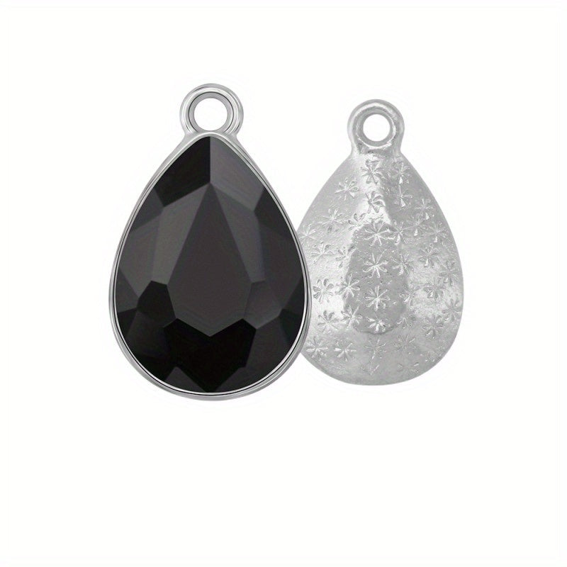 10pcs Charm Crystal Pendant for DIY Jewelry Earrings Bangle Necklace