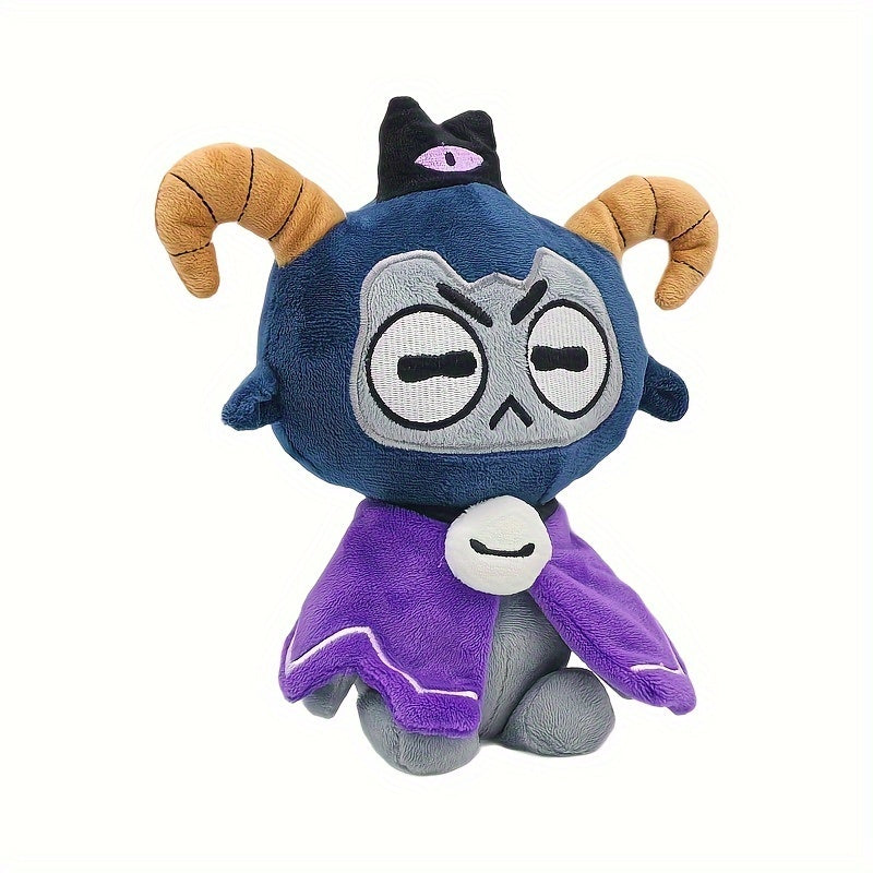 Small Plush Doll Purple Polyester Fiber Material