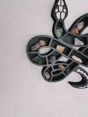 Snake Shape Crystal Stand Serpentine Crystal Storage Rack Display Shelf