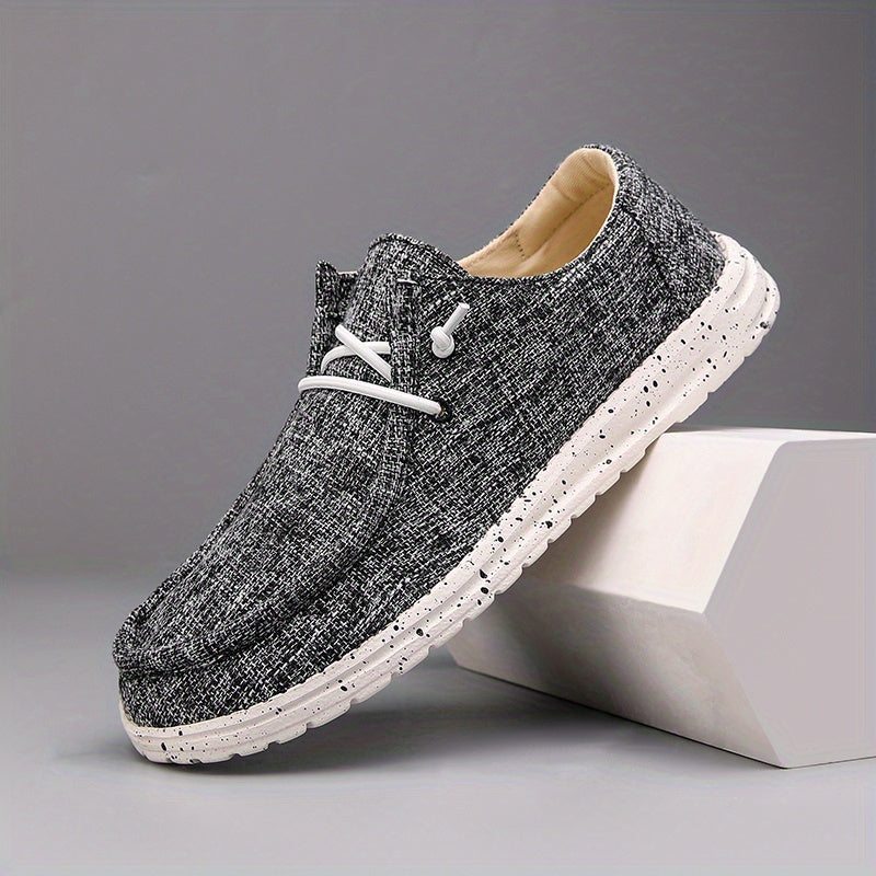 Men's Casual Loafers Minimalist Solid Outdoor Round Toe Shoes