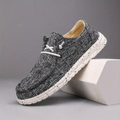 Men's Casual Loafers Minimalist Solid Outdoor Round Toe Shoes