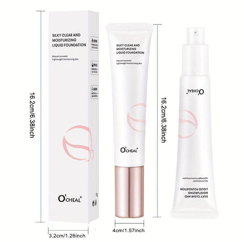 Moisturizing Liquid Foundation for Dry Skin Full Coverage