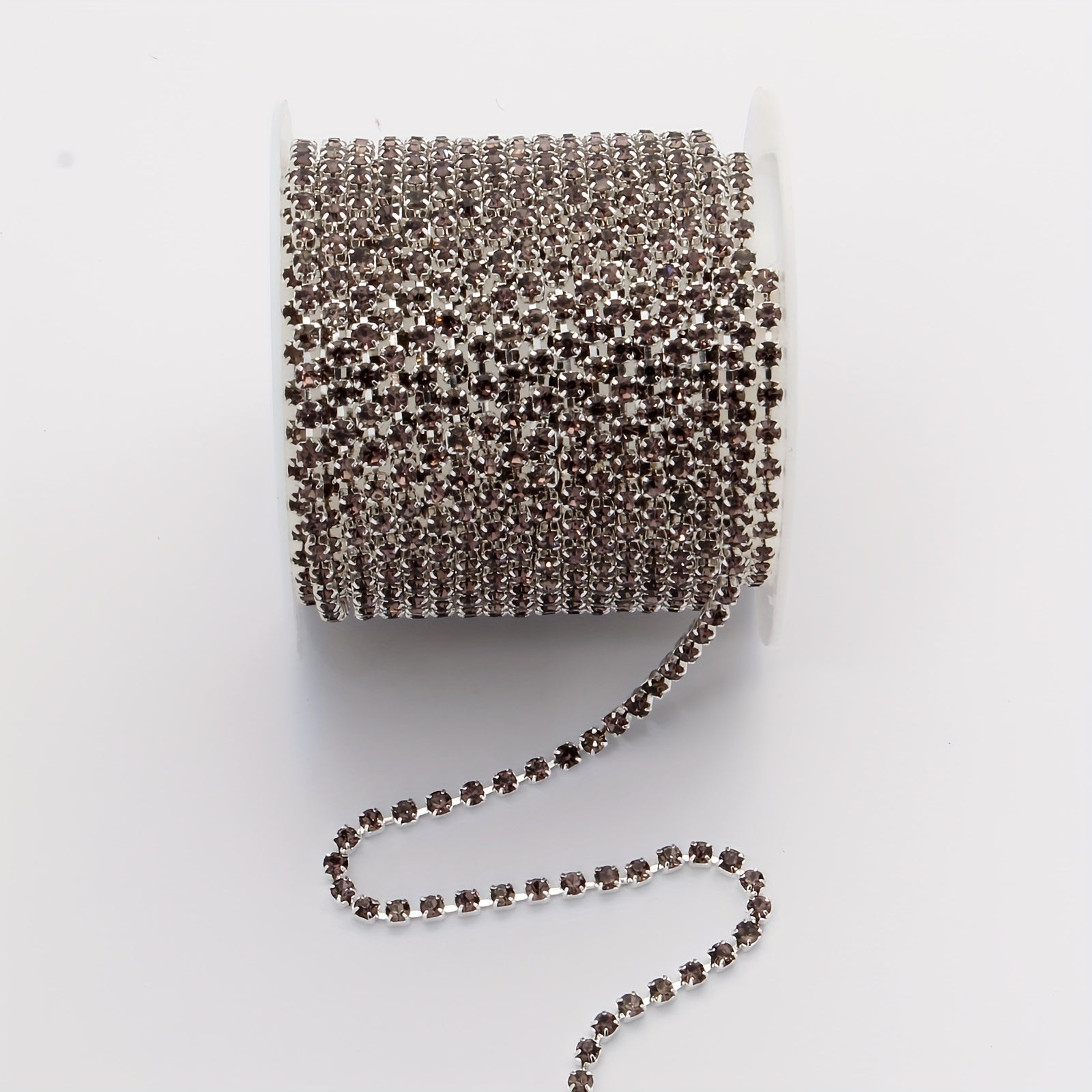 6 Pcs Claw Rhinestone Chain for DIY Nail Art, Shoes, Clothing