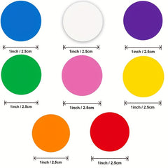 160pcs Color Round Labels for Storage Classification and Gift Packaging