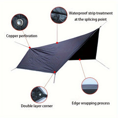 Hexagon Tent Tarp Rainproof Sunshade for Camping