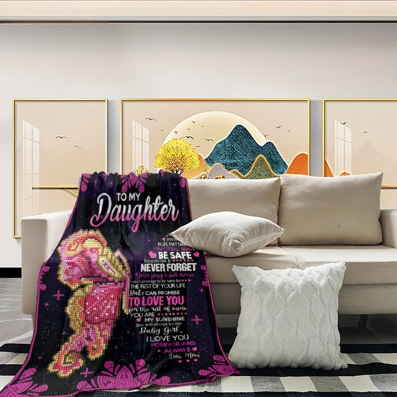 Butterfly Printed Warm Cozy Soft Throw Blanket for Couch Bed Sofa Office