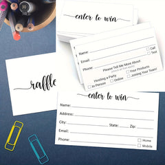 50pcs 5.08 Student Reward Raffle Ticket Form Blank Enrollment Competition