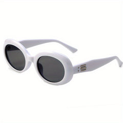 Men's Oval Frame Sunglasses UV Protection