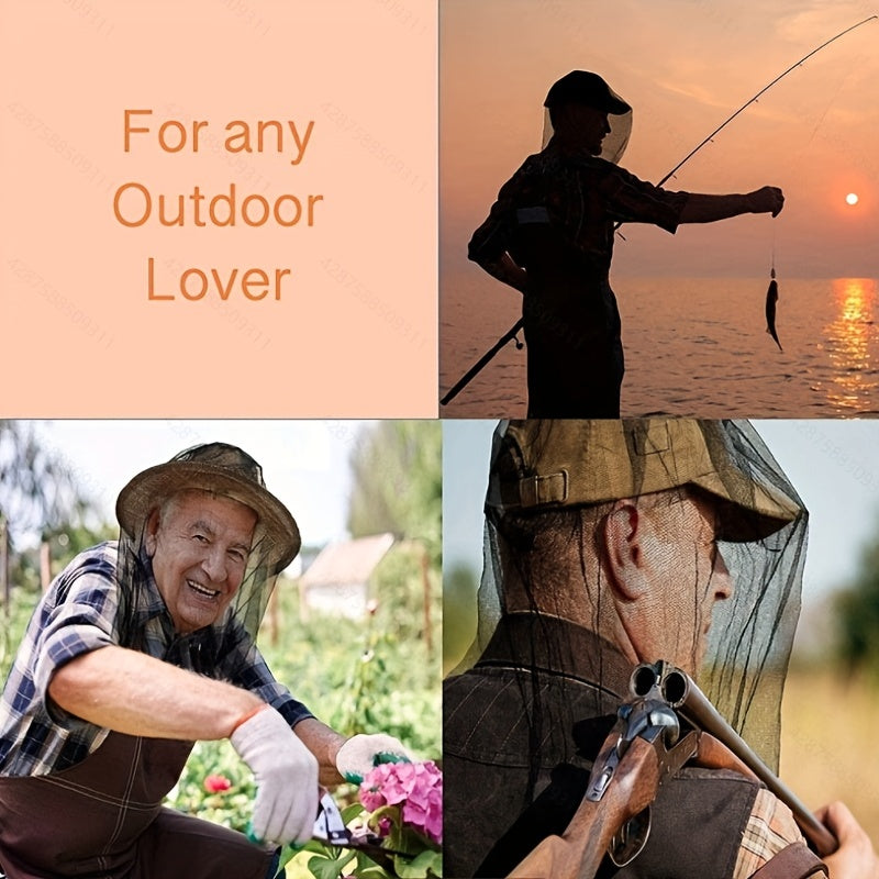 Outdoor Fishing Hat with Mosquito, Sun, and Bee Protection