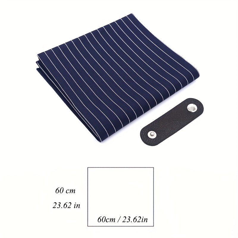 Jacquard Collar Scarf Men's Square Neckerchief