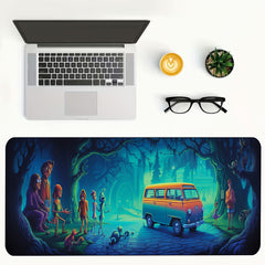 Bus Pattern Mouse Pad for Office and Gaming