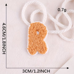 5pcs Embroidered Letter Badges Iron On Patches Sew On Embroidered Applique
