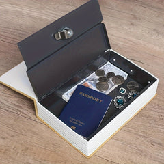 Book Money Box Safe Hidden Secret Storage Box With Key Lock