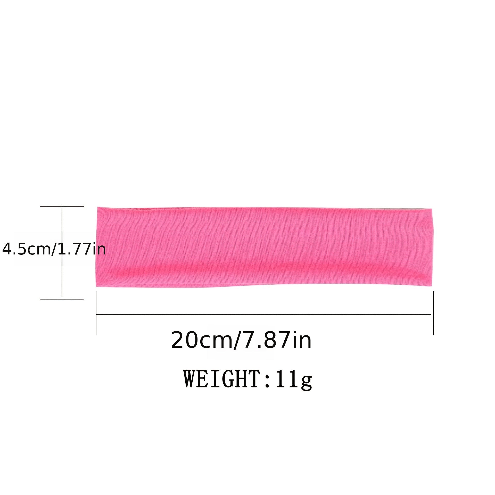 18 Colors Women Sports Headbands Headwraps Solid Workout Running Yoga Hair Band
