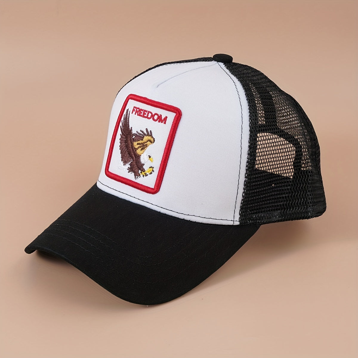 Mesh Breathable Trucker Hat Cartoon Patch Baseball Cap Women