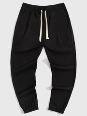 Men's Print Sweatpants Casual Drawstring Joggers With Pockets