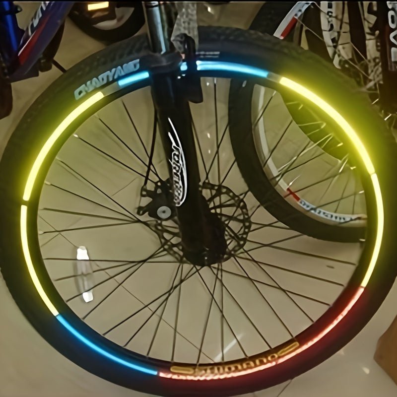 5pcs Bike Wheel Reflective Stickers Cycling Accessories
